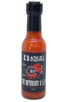 13 Angry Scorpions The Notorious H.A.B. Red Habanero Hot Sauce 150ml