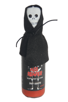 Ass Reaper Hot Sauce with Skull Cap and Cape 148ml