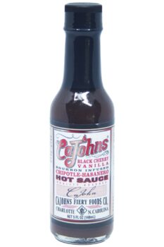 CaJohn’s Black Cherry Vanilla Bourbon Infused Chipotle Hot Sauce 148ml