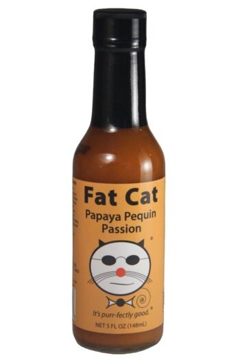 Fat Cat Papaya Pequin Passion Hot Sauce 148ml