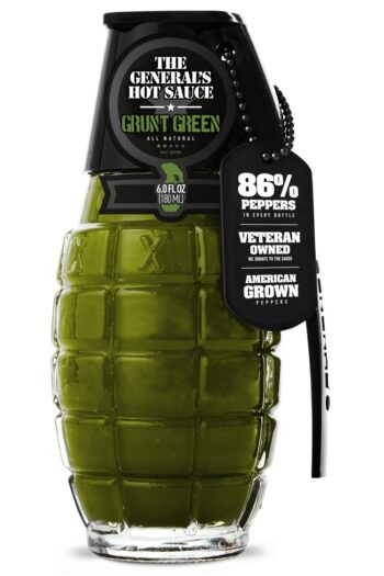 The General’s Grunt Green Hot Sauce 180ml