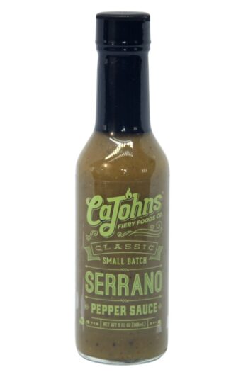 CaJohn’s Classic Small Batch Serrano Hot Sauce 148ml