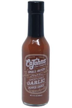 CaJohn’s Small Batch Ghost Chile Garlic Hot Sauce 148ml