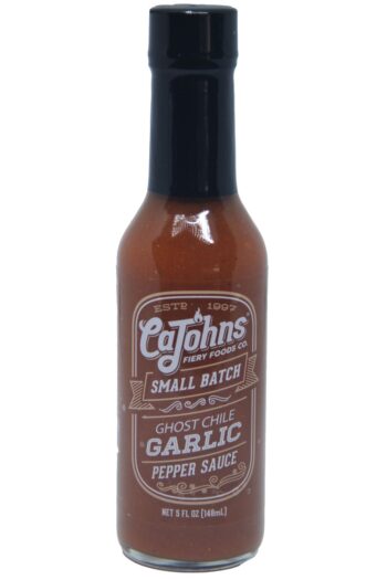 CaJohn’s Small Batch Ghost Chile Garlic Hot Sauce 148ml (Best by 30 November 2023)