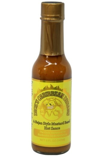 Dick’s Caribbean Dreams A-Bajan Style Mustard Hot Sauce 147ml (Best by 30 April 2023)