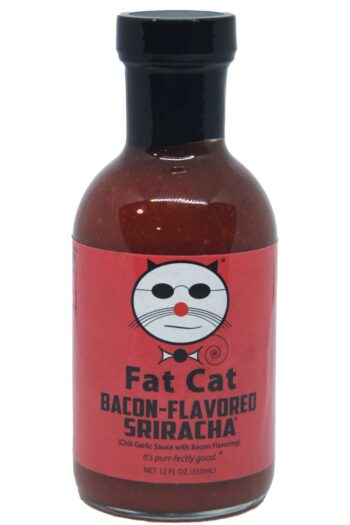 Fat Cat Bacon Flavoured Sriracha Hot Sauce 355ml