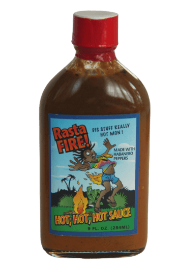Rasta Fire Hot Hot Hot Sauce 254ml