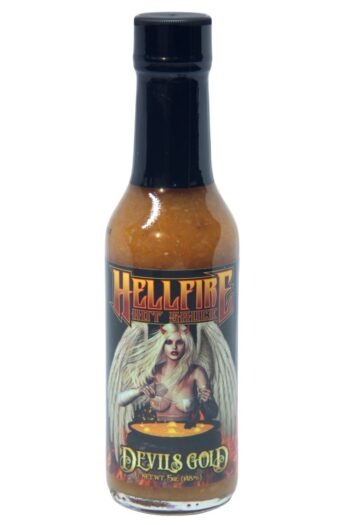 Hellfire Devil’s Gold Hot Sauce 148ml