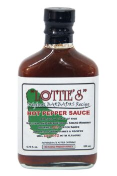Lottie’s Traditional Barbados Yellow Hot Pepper Sauce 200ml