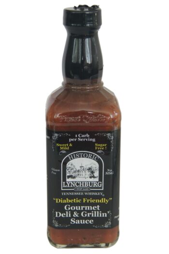 Historic Lynchburg Tennessee Whiskey “Diabetic Friendly” Mild Gourmet Deli & Grillin’ Sauce 454g