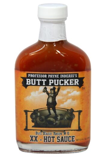Professor Payne Indeass’s Butt Pucker XX-Hot Sauce 169ml