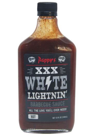 Pappy’s XXX White Lightnin’ Barbecue Sauce 375ml