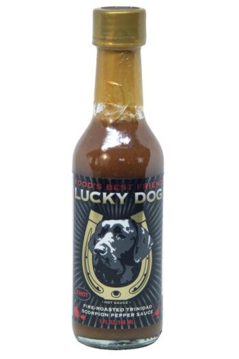 Lucky Dog Black Label Extra Hot Fire-Roasted Pepper Sauce 148ml