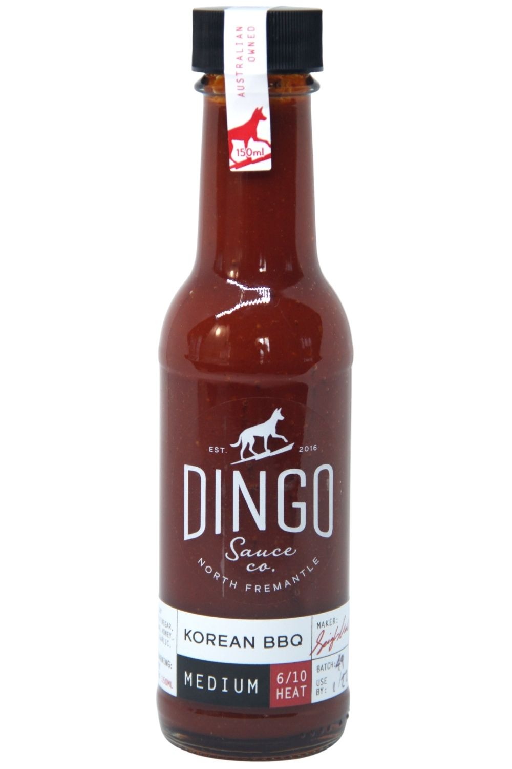 Mejeriprodukter Følsom statisk Dingo Sauce Co. Korean BBQ Sauce 150ml - Sauce Mania