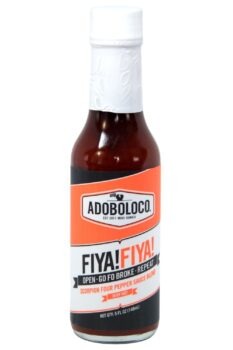 Adoboloco Fiya! Fiya! Hot Sauce 148ml (Best by 9 August 2023)
