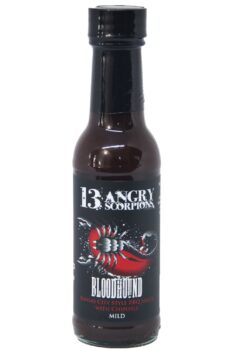 13 Angry Scorpions Bloodhound Kansas City Style Mild Chipotle BBQ Sauce 150ml