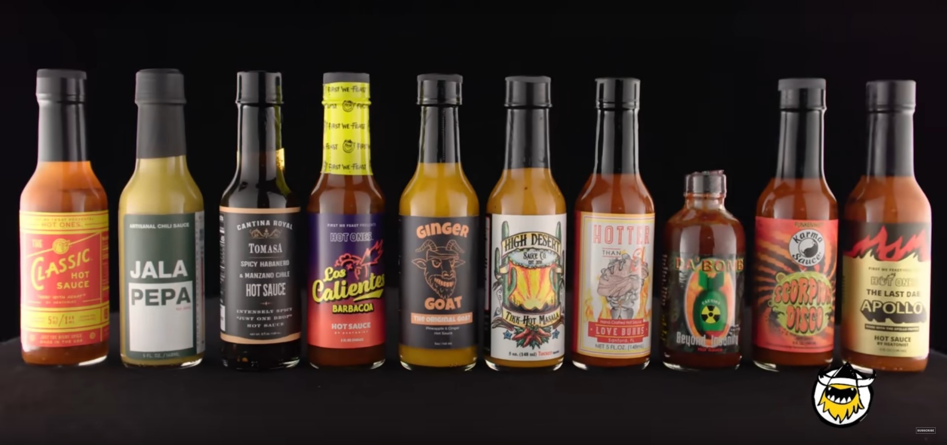 Hot Ones Hot Sauce Los Calientes Trio Pack