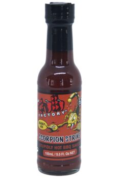 The Chilli Factory Scorpion Strike on Steroids Hottest BBQ Sauce 150ml