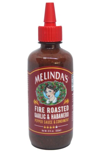Melinda’s Fire Roasted Garlic & Habanero Pepper Sauce 355ml