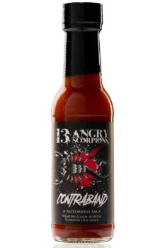 13 Angry Scorpions Contraband Hot Sauce 150ml